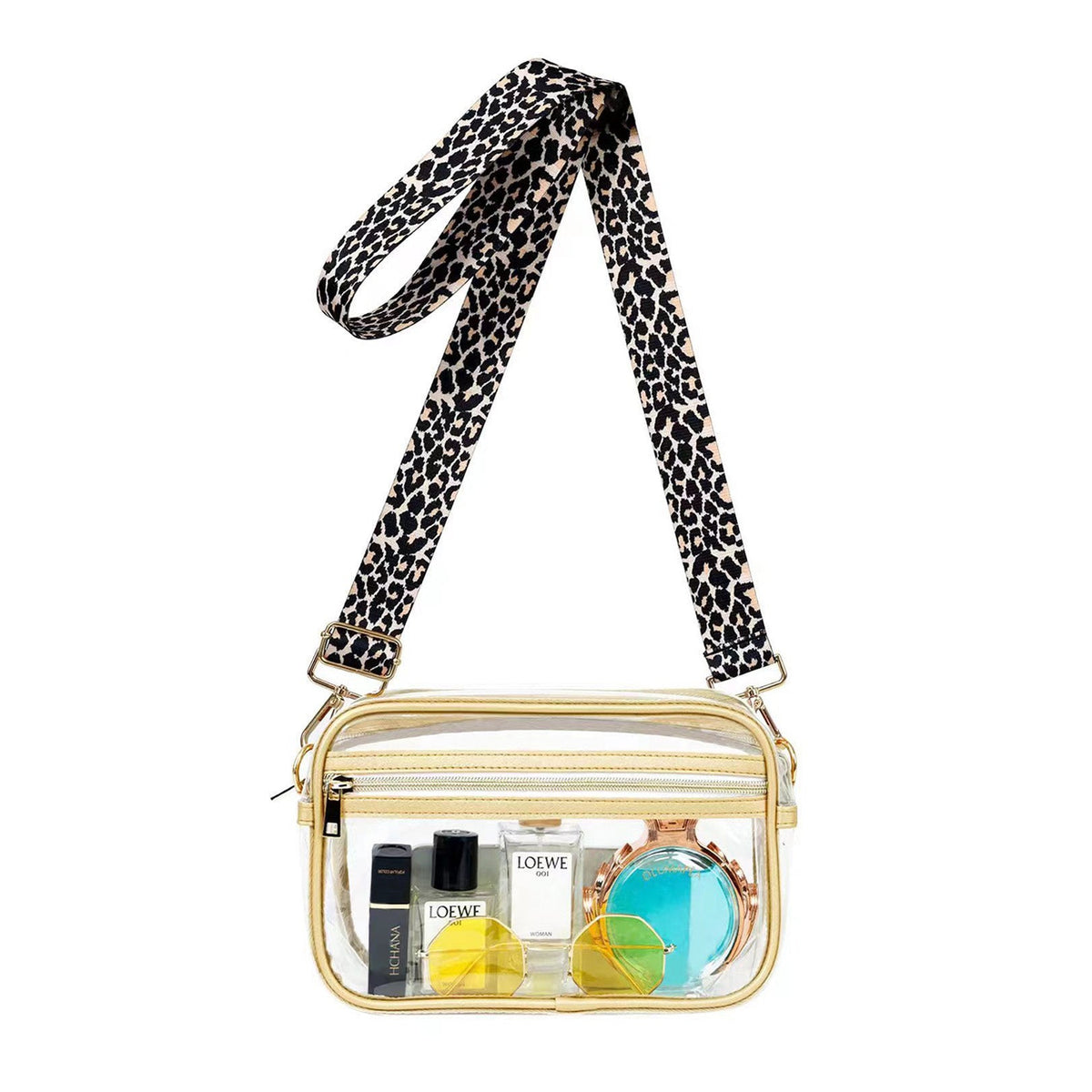 Kendall Leopard Stadium Camera Crossbody - EveryNest