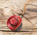 Handmade Pirate Hat Leather Keychain