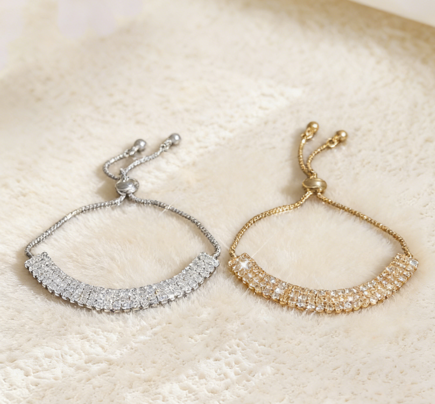 Full Diamond Row Bracelet