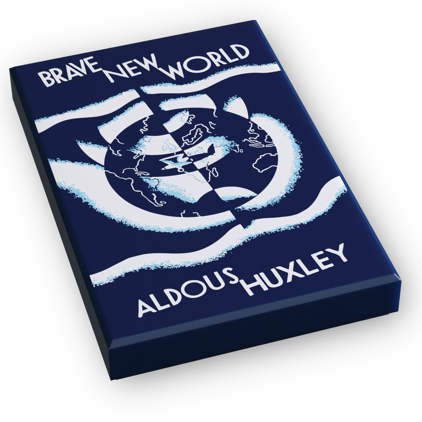 Brave New World Book Tile (2x3 Tile)