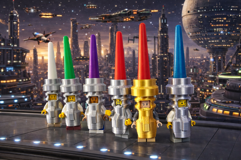 White Blade Minifig Costume [3D Printed]