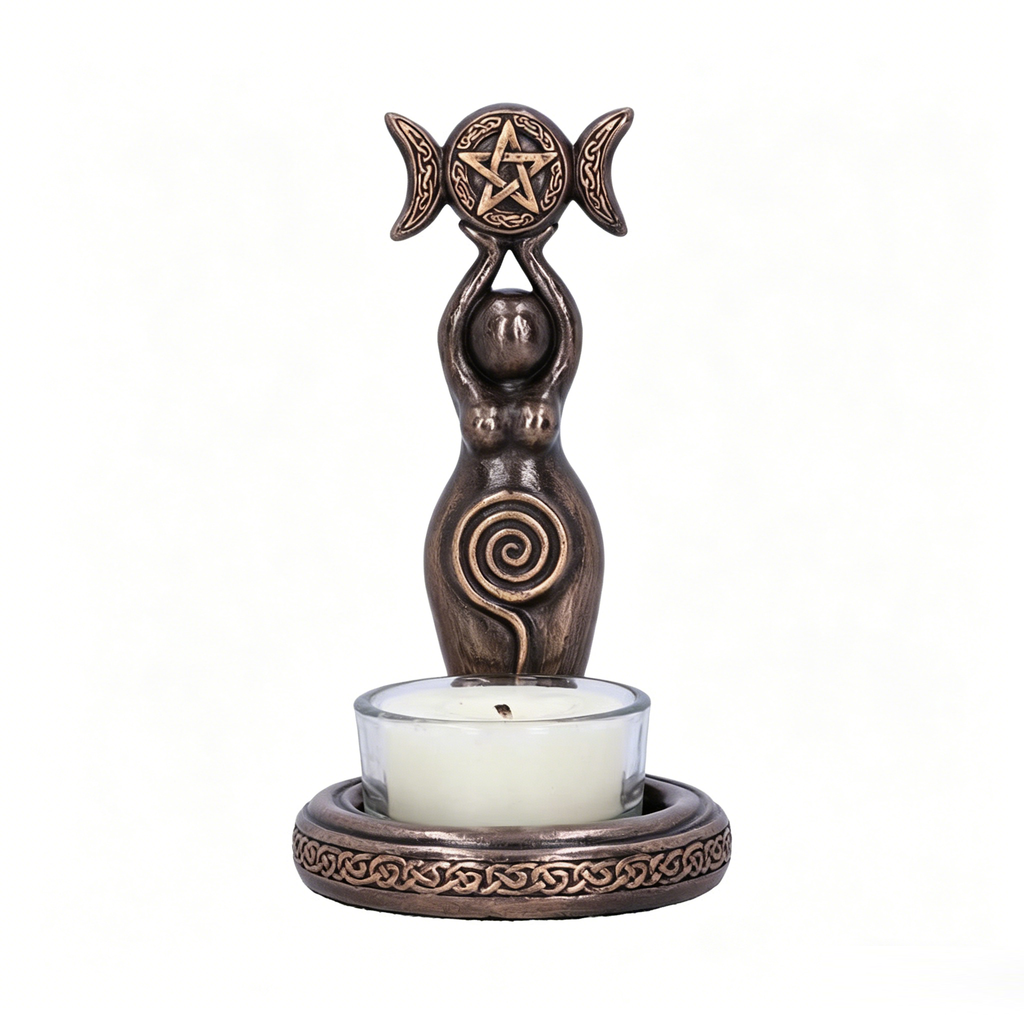 Statue candle holder aromatherapy resin handicraft ornament - EveryNest