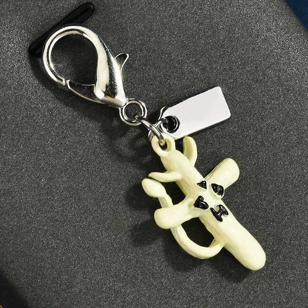 Alkali water bread pendant dinosaur ice cream fruit keychain