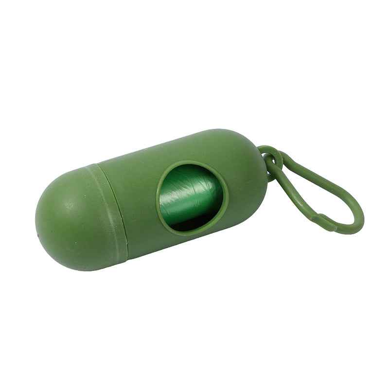 Pet Waste Bag Capsule Dog Waste Box Pill Portable Thickened Poop Bag