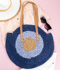 Straw Circle Tote - EveryNest
