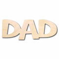 Dad Unfinished Wood Cutout DIY handmade Craft