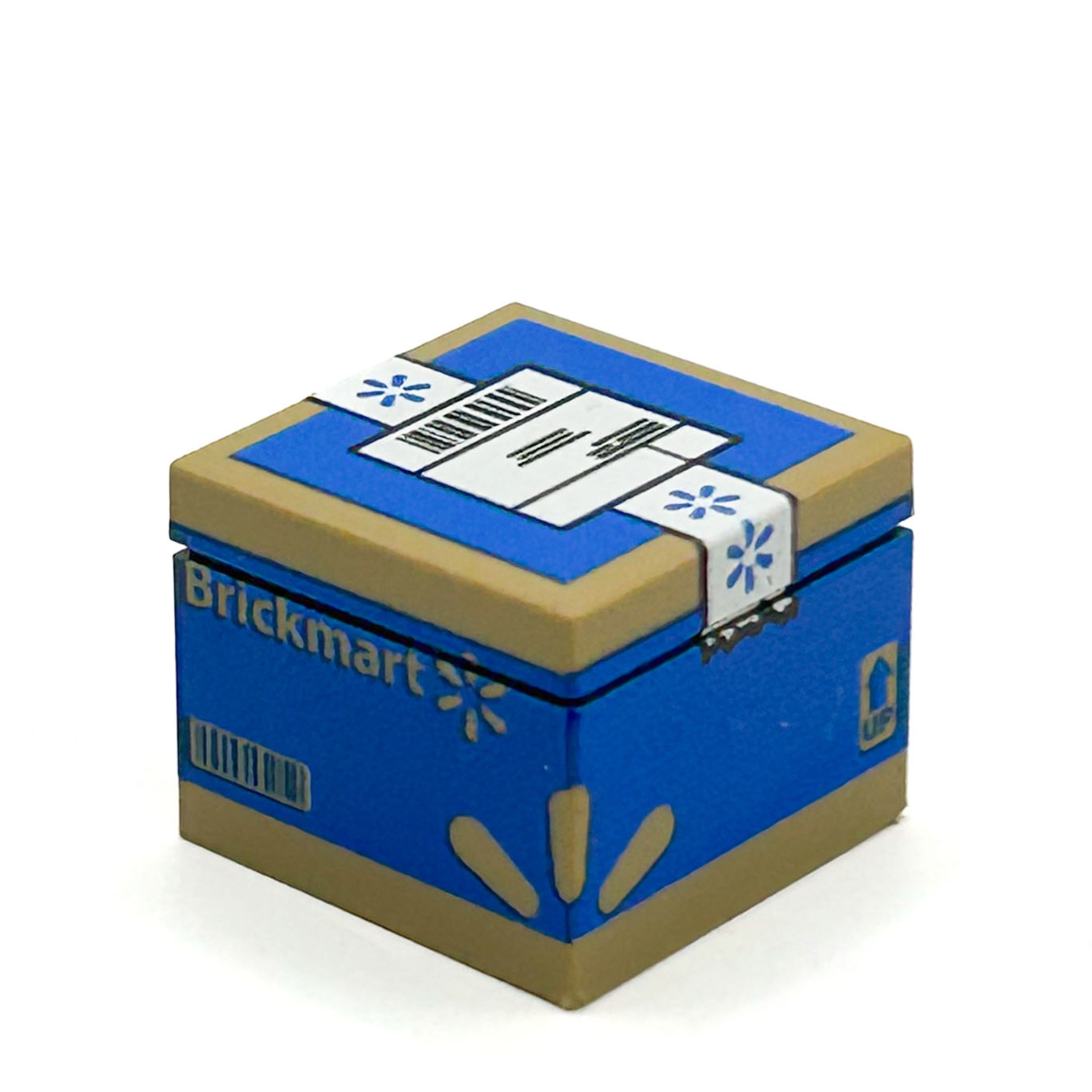 BrickMart Package / Shipping Box - Custom Printed made using LEGO parts