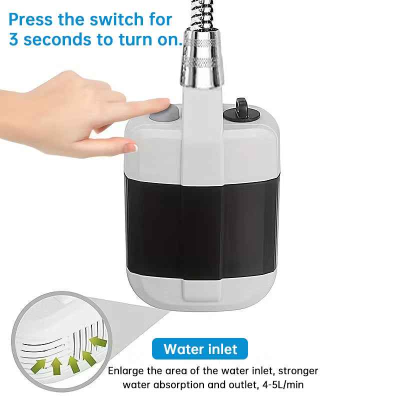 USB Rechargeable Portable Shower Pump | Outdoor Camping Bathing Kit | Car & Pet Wash Equipment