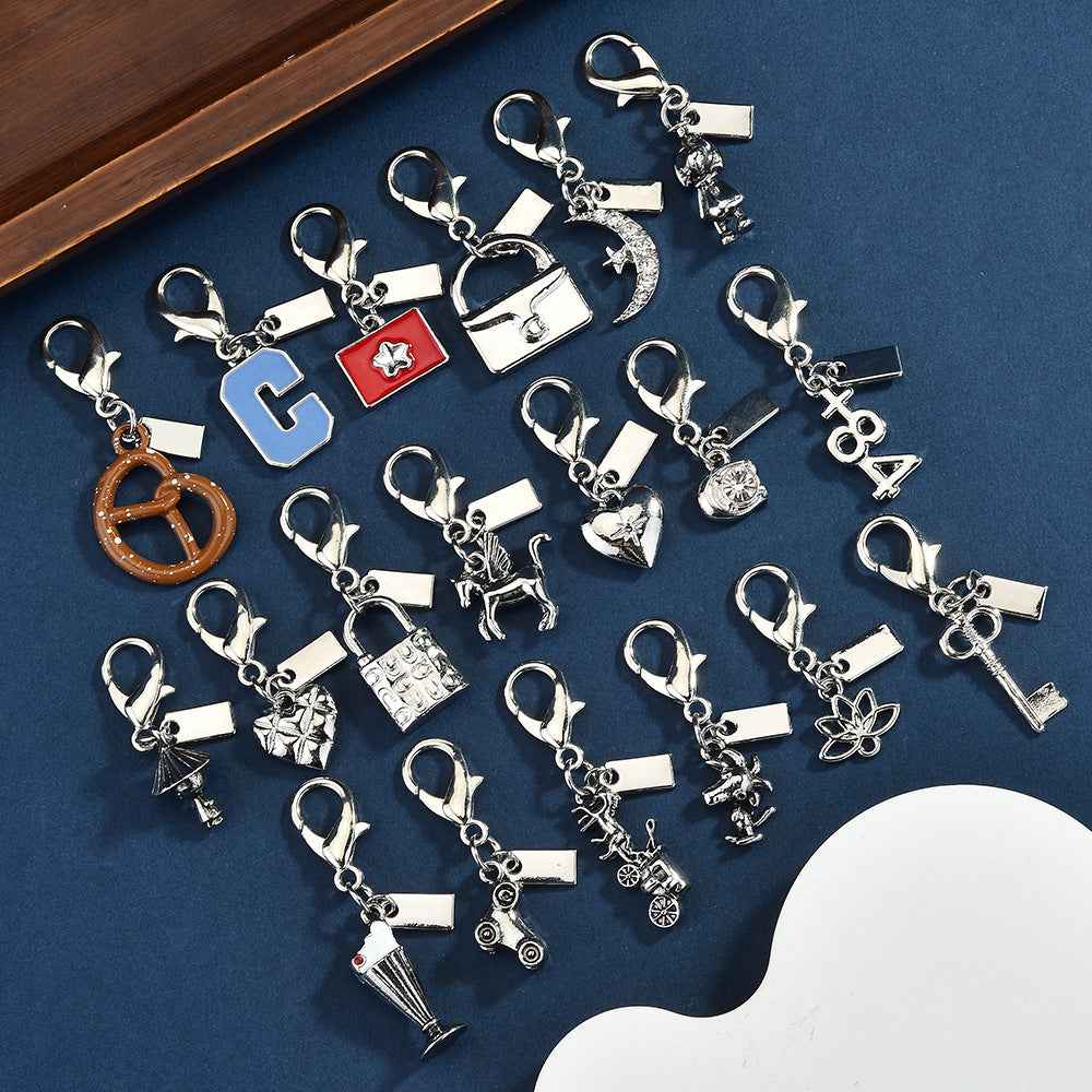 Creative Dinosaur Cartoon Bag Pendant Biscuit Fruit Small Pendant Accessories Keychain