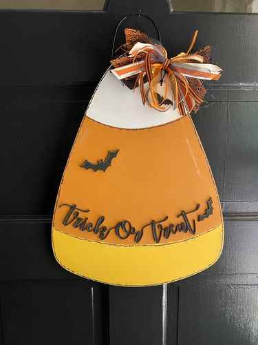 Unfinished Wood Candy Corn Shape - Halloween - Craft - up to 46" DIY