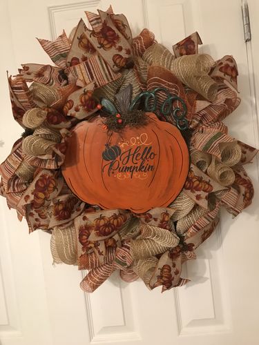 Unfinished Wood Pumpkin Shape - Fall - Halloween - Patch - Craft - up to 46" DIY