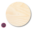 Unfinished Wood Circle with Etched Center Mark Shape | JGrondz | Paint By Line Crafts | up to 30" DIY