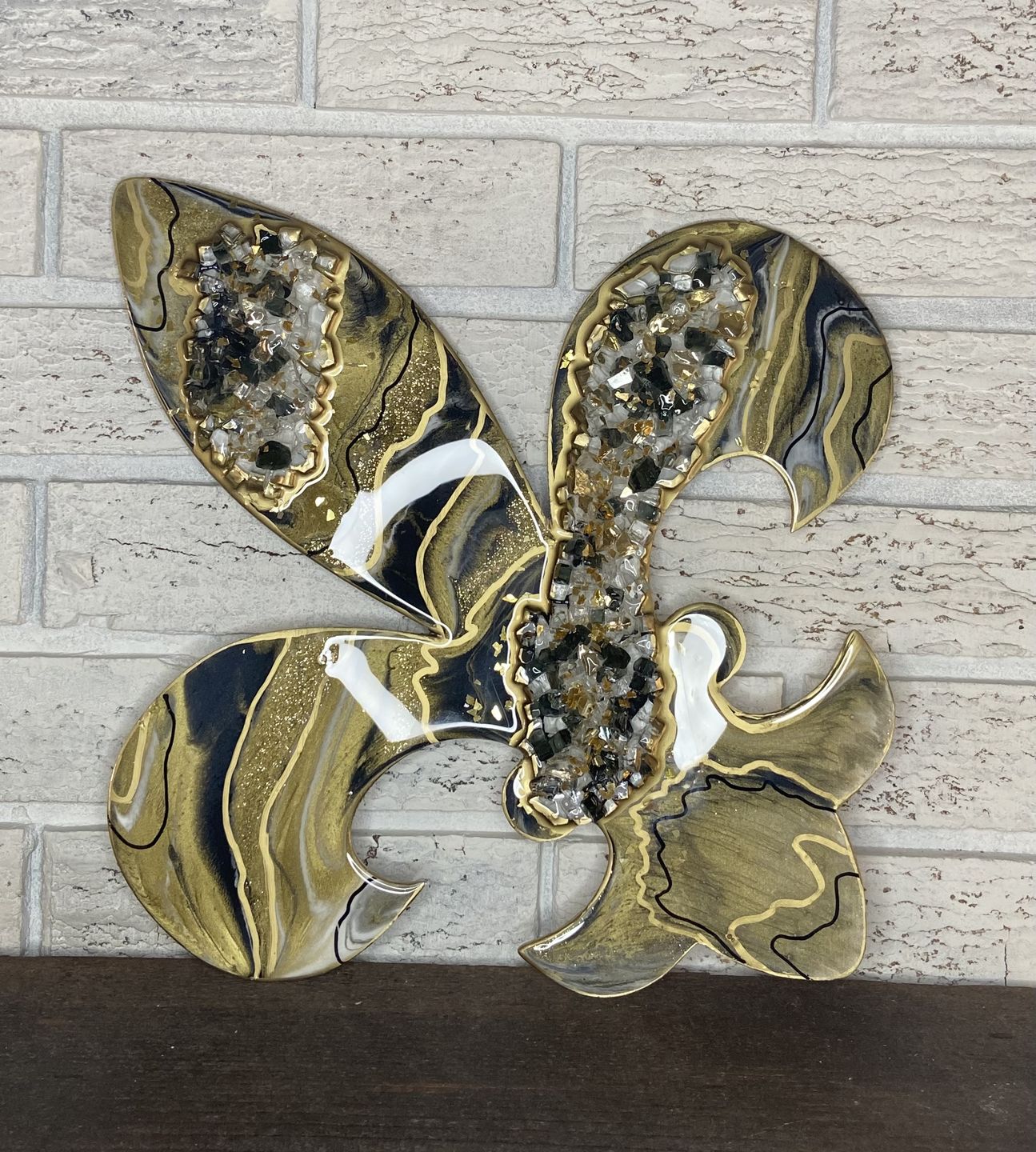 Unfinished Wood Fleur di Lis Shape | Saint's Football | France | DIY Craft Cutout | up to 46"