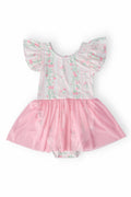 Fancy Florals S/S Twirl Leotard