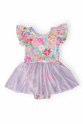 Field of Flowers S/S Twirl Leotard