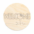 Unfinished Wood Golf Welcome Door Sign Kit | Wood Craft Cutouts | 1/4" Thick |