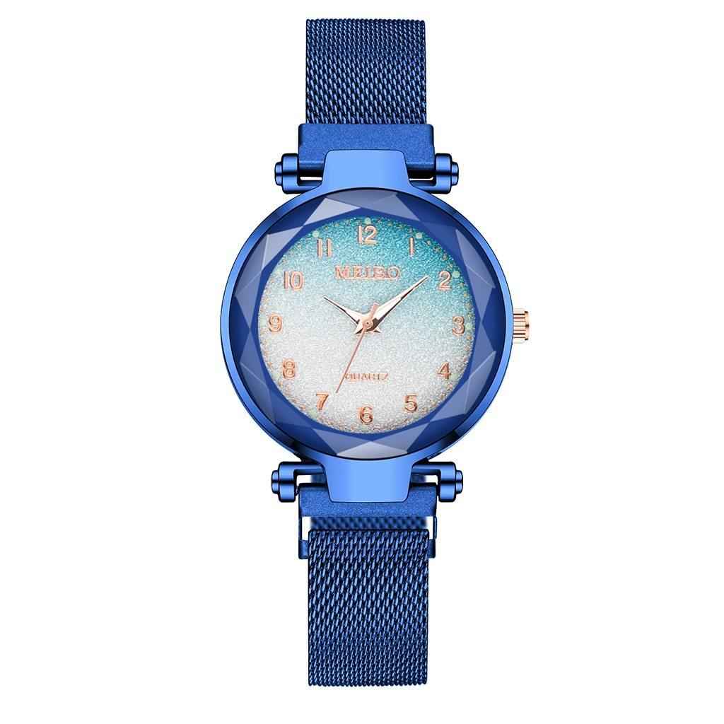Women Magnet Buckle Gradient Color Watches Luxury Ladies Fashion Female Wristwatches For Gift Clock For Women and Girls