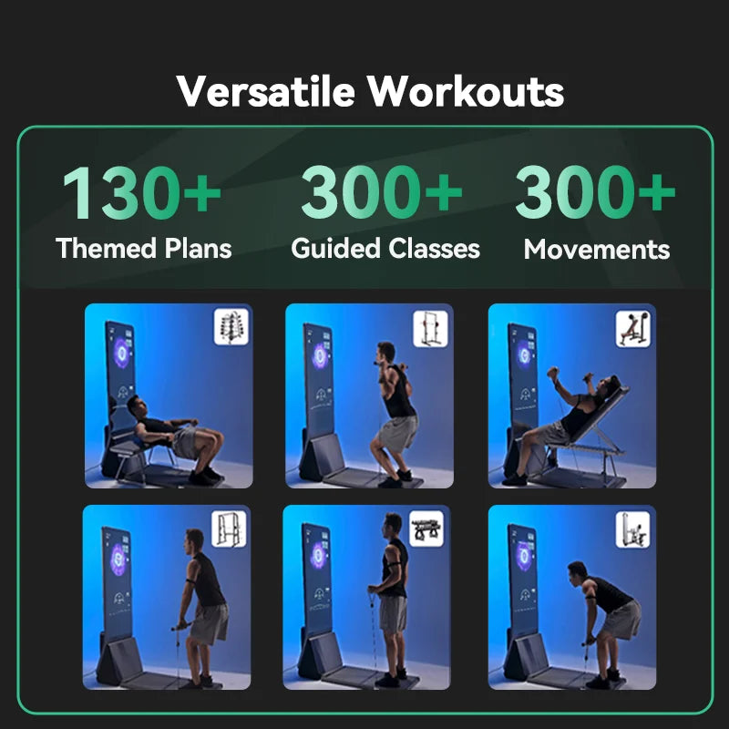 Luxury Aesthetic Commercial Grade Fitness Smart Mirror Gym Equipment for Arm Chest Leg Back Exercise