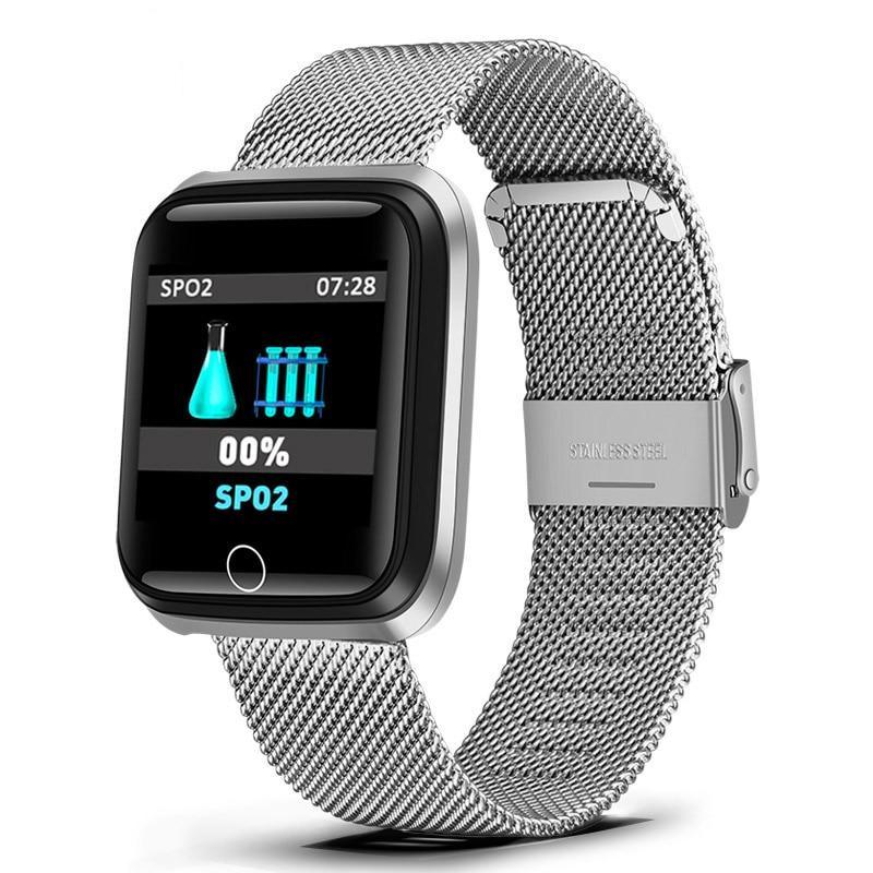 Modern NEW Luxury Smart Watch For Women Sports Smart Bracelet IP67 Waterproof Watch With Pedometer Heart Rate Monitor and LED Color Screen For Android and IOS