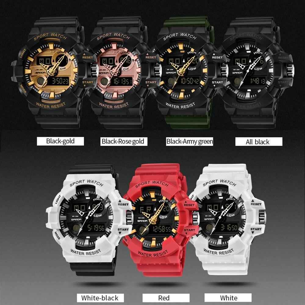 Sport Men Watches White G style Watch In LED Digital Style Waterproof 30M Casual Luxury Elegant Style  Relogios masculino