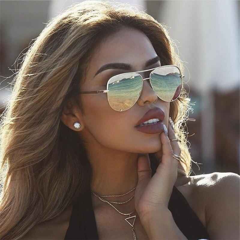 Luxury Lady Vintage Round Metal  Sunglasses For  Driving Black Retro Mirror Sunglasses Woman  Shade Sunglasses With  UV400 Protection