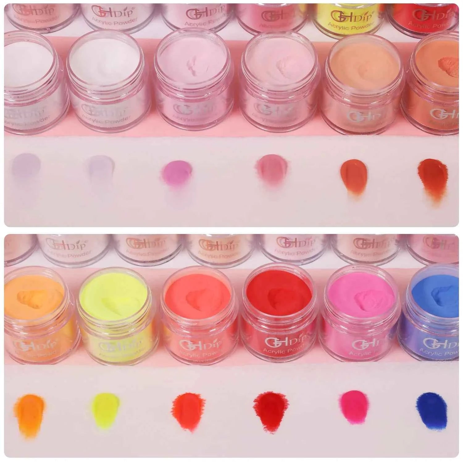 36 Basic Colors 1.5oz Nail Dipping Acrylic Powder Kit in Stock