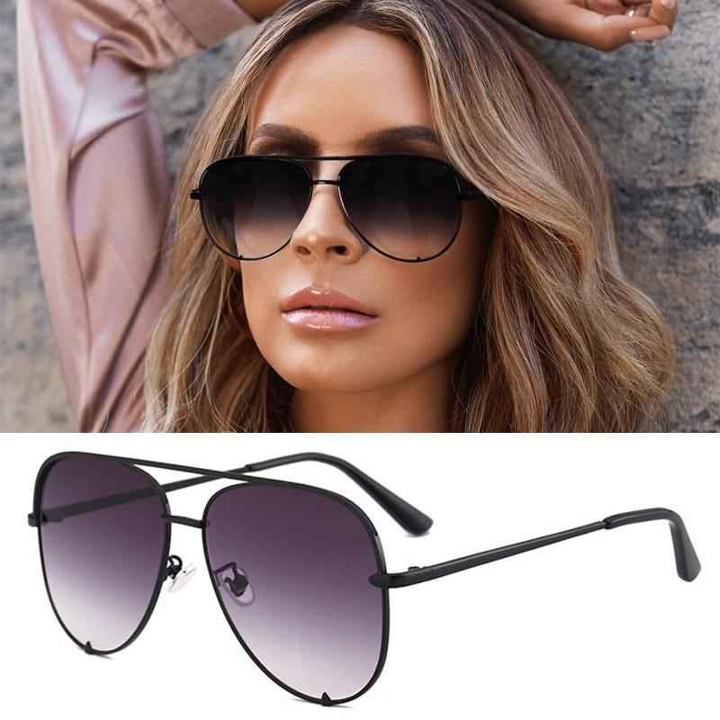 Luxury Lady Vintage Round Metal  Sunglasses For  Driving Black Retro Mirror Sunglasses Woman  Shade Sunglasses With  UV400 Protection