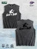 God s Gift Graphic Washed Vest US Warehouse 3 Colors Cotton Tank