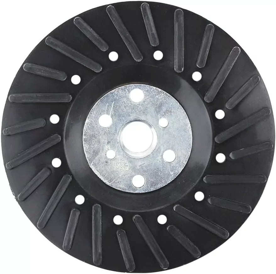 US Local Stock Ships in 24H Free Shipping USA 1 Pack - 4-1/2" X 5/8"-11 Resin Fiber Disc Backing Pad with Lock Nut for Grinder