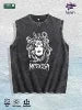 Medusa Graphic Washed Vest US Warehouse 3 Colors Cotton Tank
