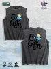 For Given Graphic Washed Vest US Warehouse 3 Colors Cotton Tank