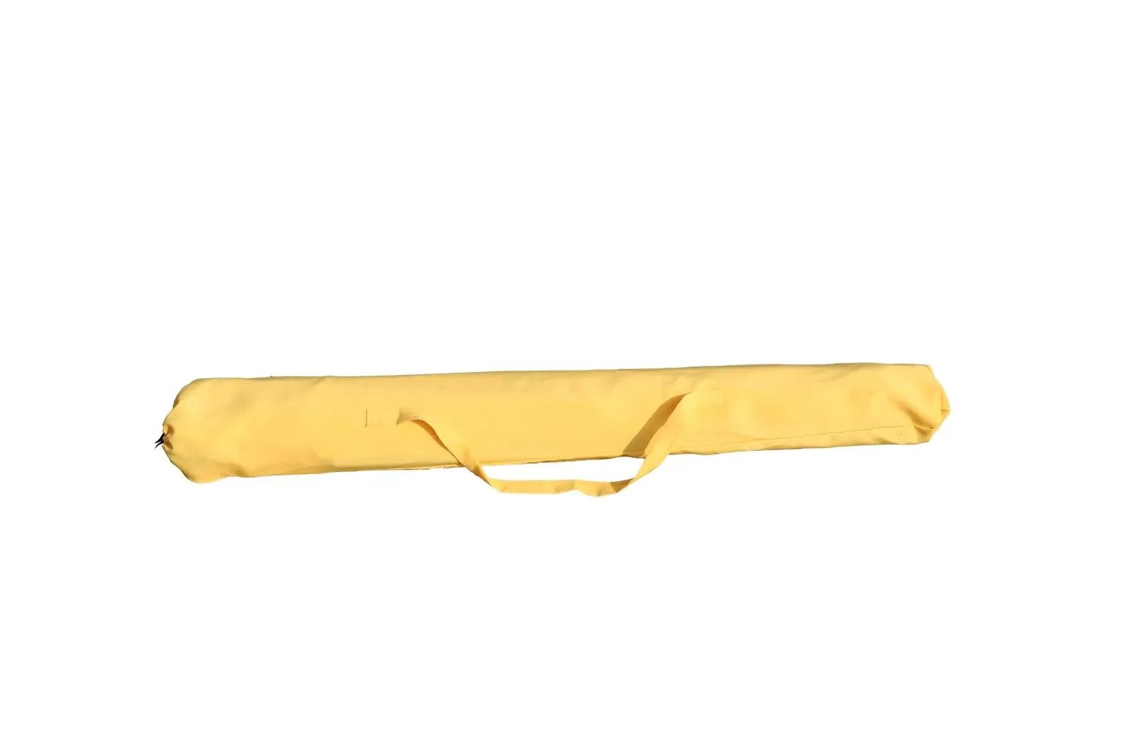 8.8 Feet Outdoor Aluminum Patio Umbrella Market Umbrella With 33 Pounds Round Resin Umbrella Base in Yellow