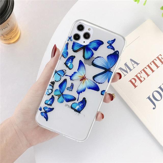 Cute Hearts Pattern Slim Thin Soft Shockproof Silicone Protective Case Case For Iphone 11 Case Cover Silicone Soft Cover For Iphone 5 5s Se 2020 6s 7 8 Plus Xs 11 Pro Max X Xr