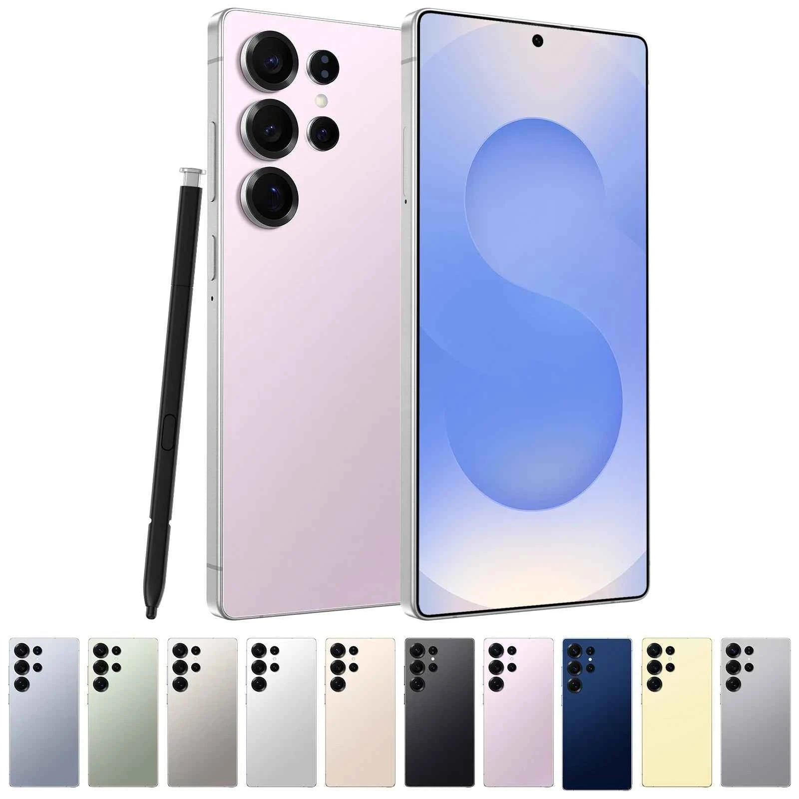 S25 Ultra 5G Smartphone 512GB Storage 7.3 Inch High Quality Android Dual Language (Spanish English) 65W Quick Charge Global LTE