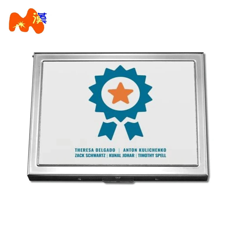 Promotional Company Business Gifts Men's Cigarette Storage Box Sublimate Blanks Metal Cigarette case