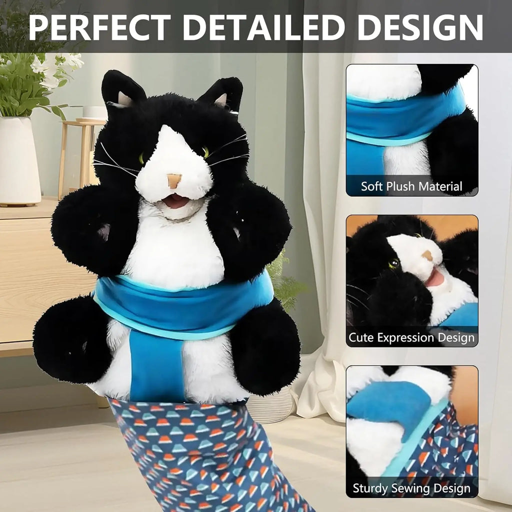 Cats Puppet Wrestler, Cat Wrestling Toy Puppet, Cat Antarcking Wrestler Glove, Hand Puppet with Tough Padding