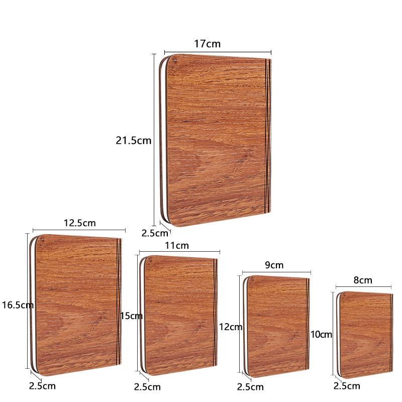 Wood Book Lamp Light USB Rechargeable Foldable Read Lamp LED Magnetic Colorful Dimming Night Light for Home Decor Gift