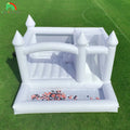 15x15x10ft White Inflatable Bounce Castle Kids Bounce House with Slide,Ball Pit for Party