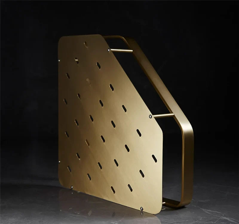 Bathroom Accessories Bathroom Shelf Towel Rack Paper holder Toilet Brush Holder Towel Ranger Brushed Gold Brass Bath Hardware