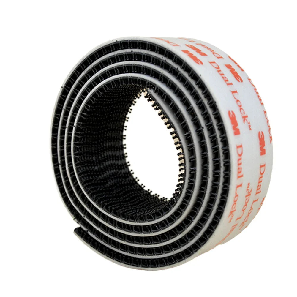 3M Hook and Loop Repeatable Fastener Black Tape SJ3550 Dual Lock Tape
