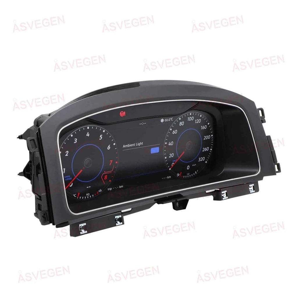 For Volkswagen VW Golf 7/7.5 2013-2020 LCD Dashboard Panel 12.3" Display Digital Cluster Virtual Instrument CockPit Speedometer