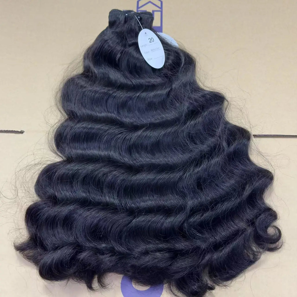 100% Unprocessed Raw Human Curly Hair Extensions Raw Wave Weft Bundles Vietnamese Burmese Curly for Party