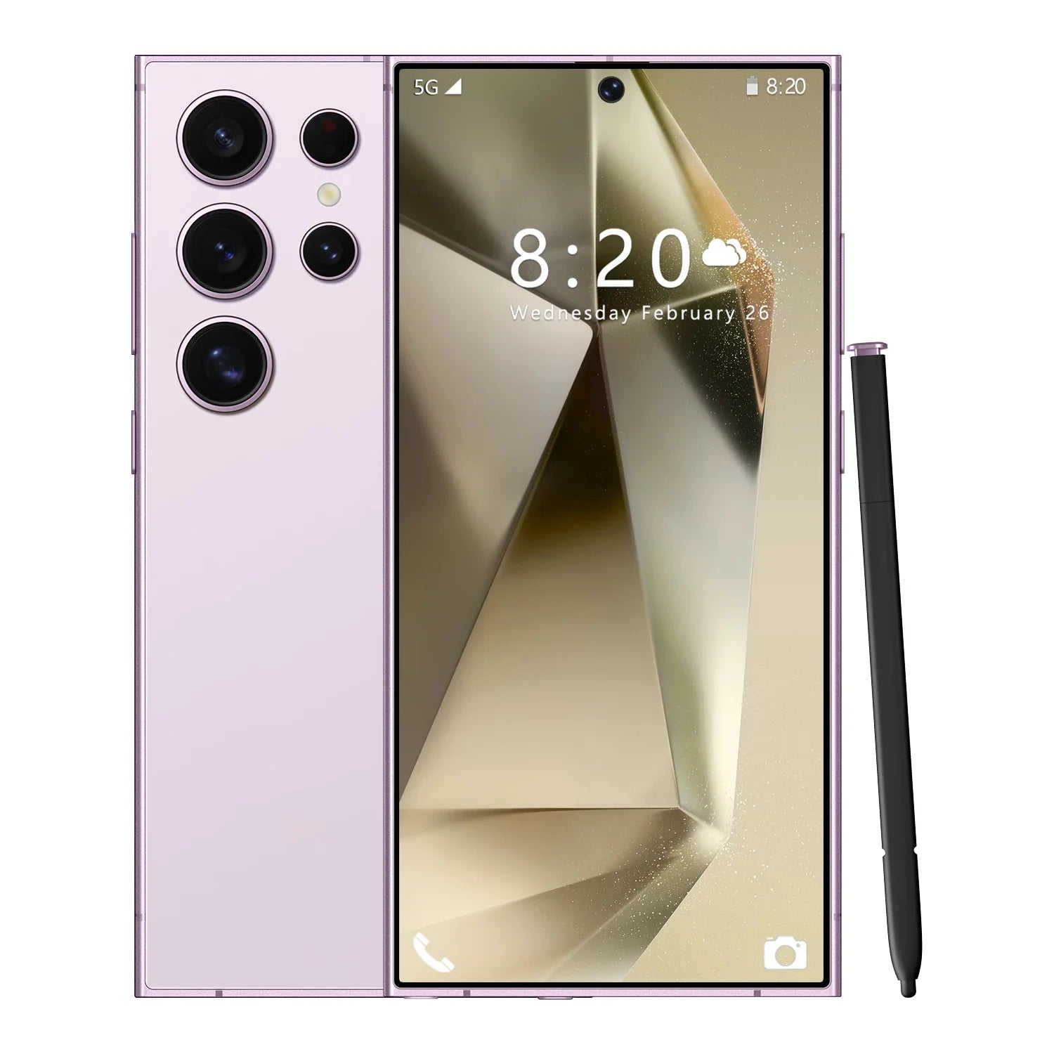S24 Ultra 7.3 5G French/Spanish/English Smartphone 108MP Rear Camera 12GB+256GB 65W Quick Charge for Business Travel