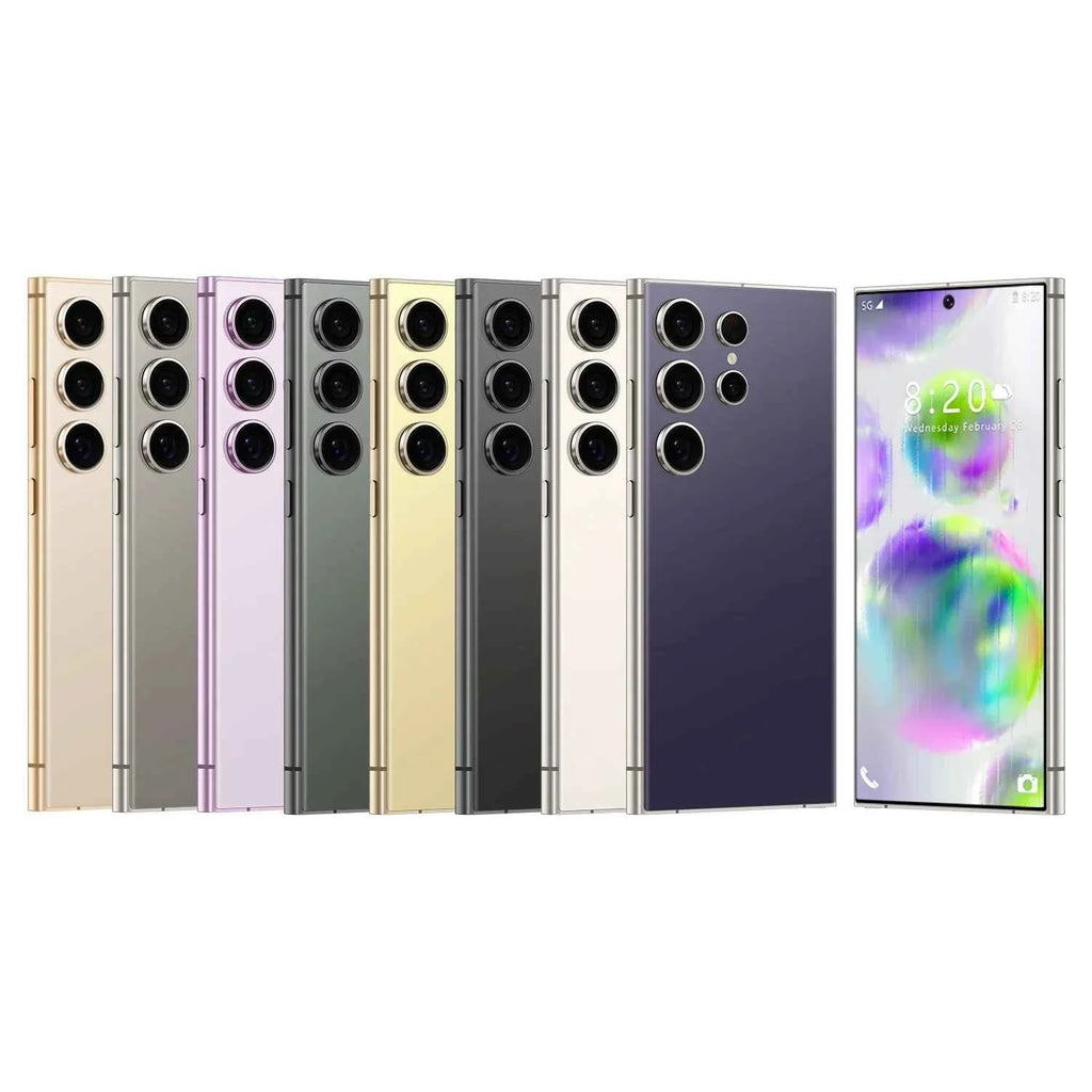 S24 Ultra 8000mAh 65W Fast Charge Snapdragon Gen 3 for Gaming 4K Screen Resolution Qualcomm Smart Processor Face Recognition