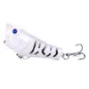 5CM/7.4G Popper Hard Floating Fishing Lure with 3D Lure Eyes in Saltwater