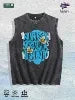 WASH YOUR HAND Graphic Washed Vest US Warehouse 3 Colors Cotton Tank