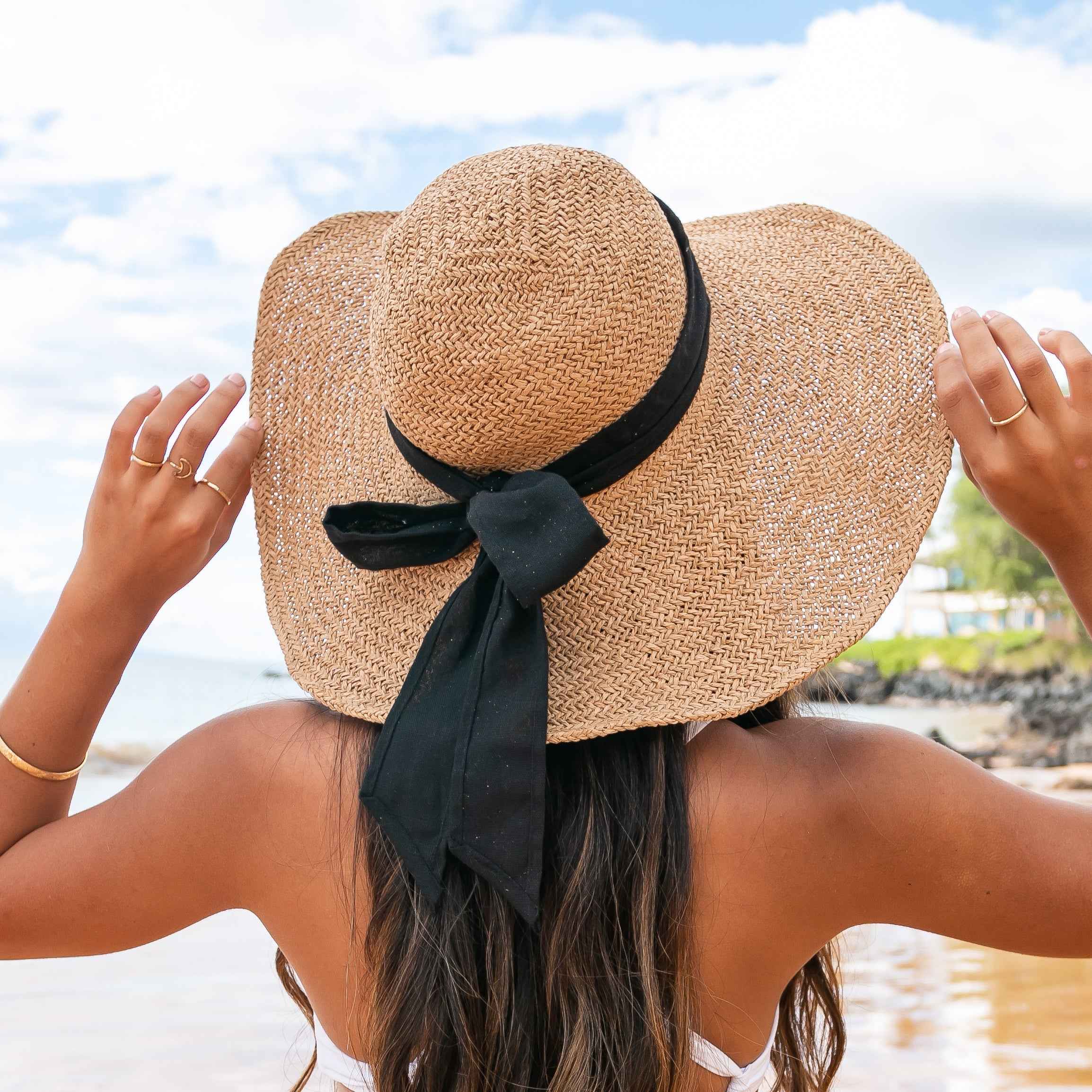 Bow Accent Peasant Sunhat