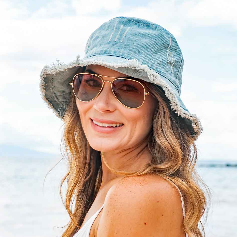 Denim Bucket Hat
