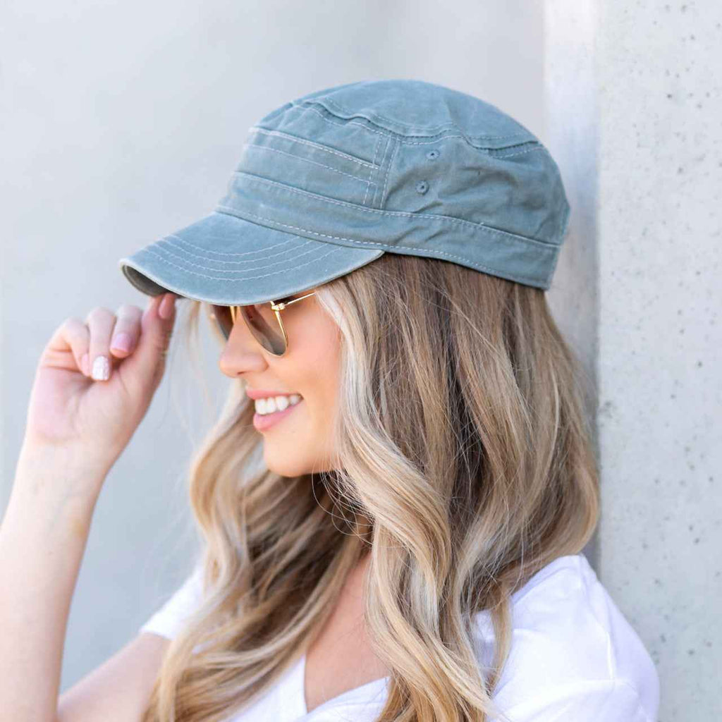Distressed Cadet Caps