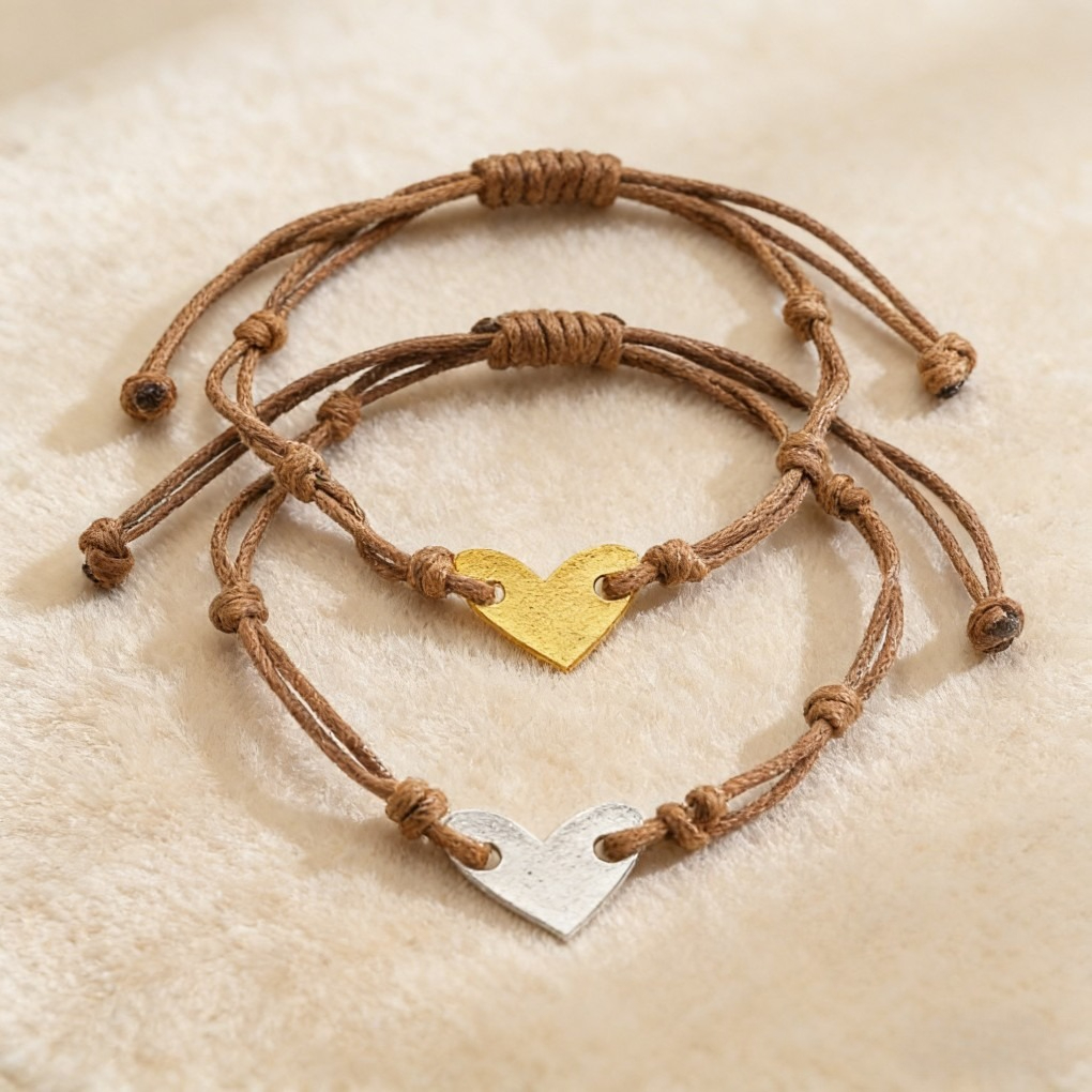 Virgin Mary Braided Bracelet with Cross Pendant